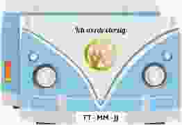 Einladung 40. Geburtstag "Bulli Bus"