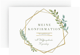 Klick: Details zu Konfirmationseinladung "Unction" anzeigen Konfirmationseinladung "Unction"