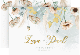 Klick: Details zu Save the Date-Karte "Anemone" anzeigen Save the Date-Karte "Anemone"