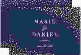 Save the Date-Karte "Glitter"