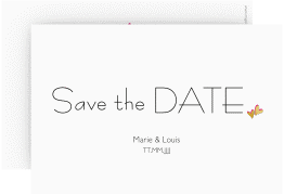 Save the Date-Karte Hochzeit Twohearts