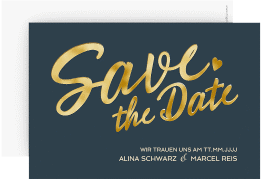 Save the Date-Karte Glam