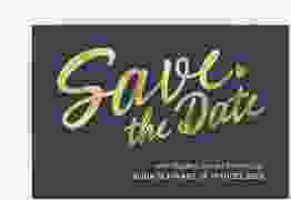 Save the Date-Karte Glam