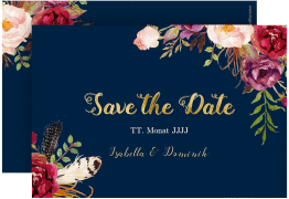 Klick: Details zu Save the Date-Karte "Flowers" anzeigen Save the Date-Karte "Flowers"