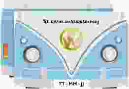 Einladung Geburtstag "Bulli Bus"