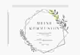 Kommunionseinladung "Salbung"