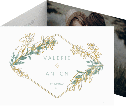 Klick: Details zu Hochzeitseinladung "Verde" anzeigen Hochzeitseinladung "Verde"