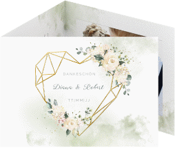 Klick: Details zu Danksagungskarte Hochzeit "Adore" anzeigen Danksagungskarte Hochzeit "Adore"