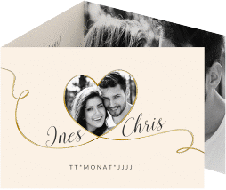 Klick: Details zu Hochzeitseinladung "Dolce" anzeigen Hochzeitseinladung "Dolce"