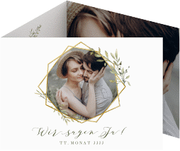 Klick: Details zu Hochzeitseinladung "Acacia" anzeigen Hochzeitseinladung "Acacia"