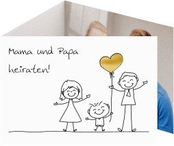 Klick: Details zu Hochzeitseinladung "Family" anzeigen Hochzeitseinladung "Family"