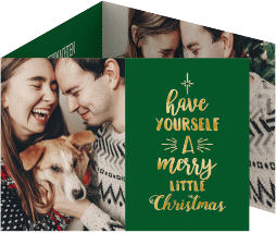 Weihnachtskarte "Winterfreuden"