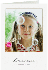 Kommunionseinladung "Cross"