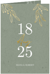 Klick: Details zu Danksagungskarte Hochzeit "Greendate" anzeigen Danksagungskarte Hochzeit "Greendate"