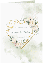 Klick: Details zu Danksagungskarte Hochzeit "Adore" anzeigen Danksagungskarte Hochzeit "Adore"