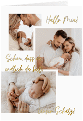 Geburtskarte Kleiner Schatz