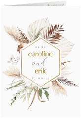 Einladungskarte Hochzeit Bohemian