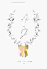 Einladungskarte Hochzeit "Eucalypt Bow"