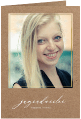 Einladung Jugendweihe "Quadro"