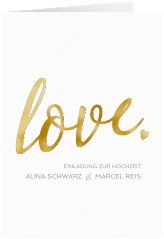 Klick: Details zu Einladungskarte Hochzeit "Glam" anzeigen Einladungskarte Hochzeit "Glam"