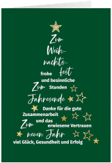 Klick: Details zu Geschäftliche Weihnachtskarte "Oh Tannenbaum" anzeigen Geschäftliche Weihnachtskarte "Oh Tannenbaum"