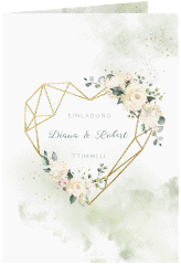 Klick: Details zu Einladungskarte Hochzeit "Adore" anzeigen Einladungskarte Hochzeit "Adore"