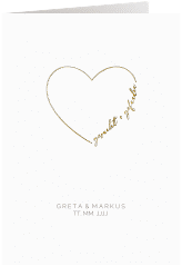 Einladungskarte Hochzeit "Lebenstraum"