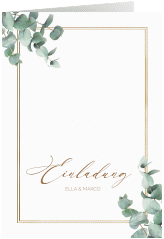 Klick: Details zu Einladungskarte Hochzeit "Eucalypt" anzeigen Einladungskarte Hochzeit "Eucalypt"