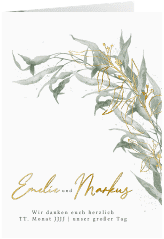 Klick: Details zu Danksagungskarte Hochzeit "Eucalyptus Green" anzeigen Danksagungskarte Hochzeit "Eucalyptus Green"