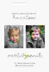 Einladungskarte Hochzeit "Kindheitsfotos"