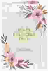 Danksagungskarte Hochzeit "Modest"