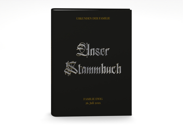 Stammbuch A5 Wednesday Stammbuch A5 schwarz silber