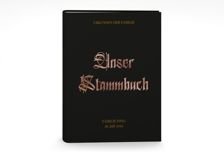 Stammbuch A5 Wednesday Stammbuch A5 schwarz rosegold