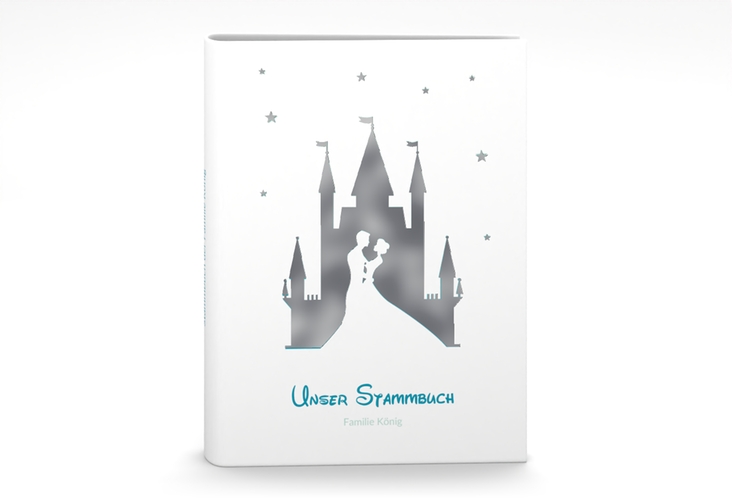 Stammbuch A5 Castle Stammbuch A5 tuerkis silber