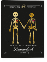 Klick: Details zu Stammbuch A5 "Bones" anzeigen Stammbuch A5 Bones