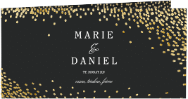 Hochzeitseinladung "Glitter"