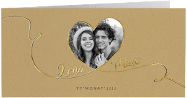 Hochzeitseinladung "Herzensbund"