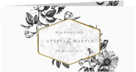 Klick: Details zu Hochzeitseinladung "Magnificent" anzeigen Hochzeitseinladung "Magnificent"