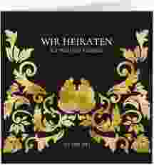 Hochzeitseinladung "Royal"
