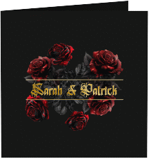 Klick: Details zu Hochzeitseinladung "Gothic Rose" anzeigen Hochzeitseinladung "Gothic Rose"