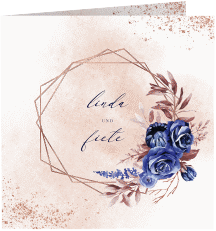 Hochzeitseinladung "Saphir"