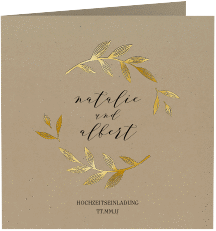 Klick: Details zu Hochzeitseinladung "Naturelove" anzeigen Hochzeitseinladung "Naturelove"