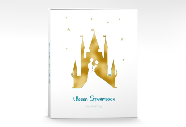Stammbuch A4 Castle Stammbuch A4 tuerkis gold