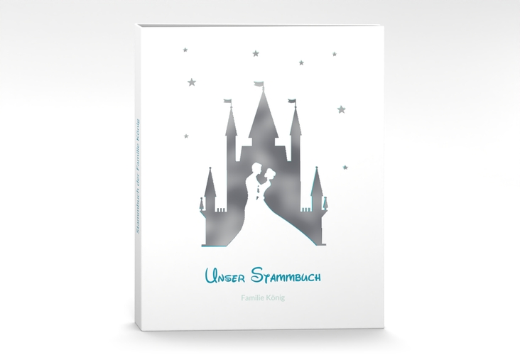 Stammbuch A4 Castle Stammbuch A4 tuerkis silber
