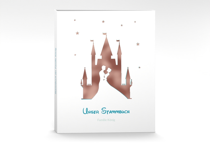 Stammbuch A4 Castle Stammbuch A4 tuerkis rosegold