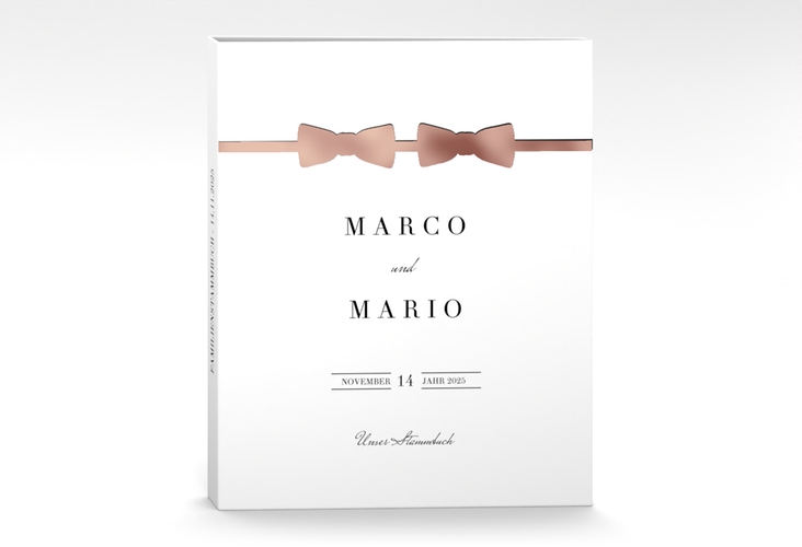 Stammbuch A4 Suits Stammbuch A4 schwarz rosegold