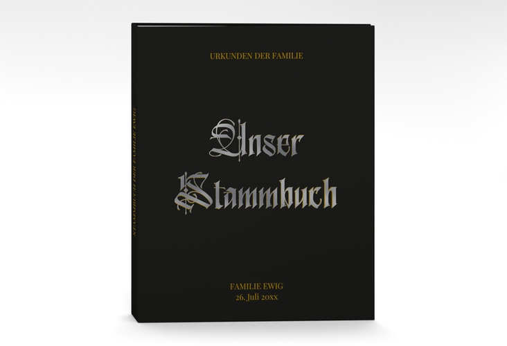 Stammbuch A4 Wednesday Stammbuch A4 schwarz silber