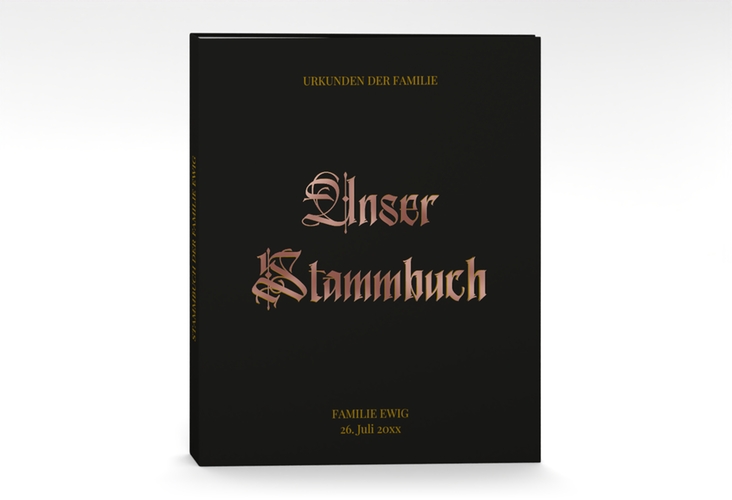 Stammbuch A4 Wednesday Stammbuch A4 schwarz rosegold