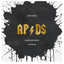 Gästebuch Creation "Hardrock"