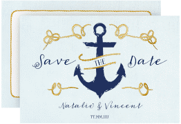 Klick: Details zu Save the Date-Karte "Anker" anzeigen Save the Date-Karte "Anker"